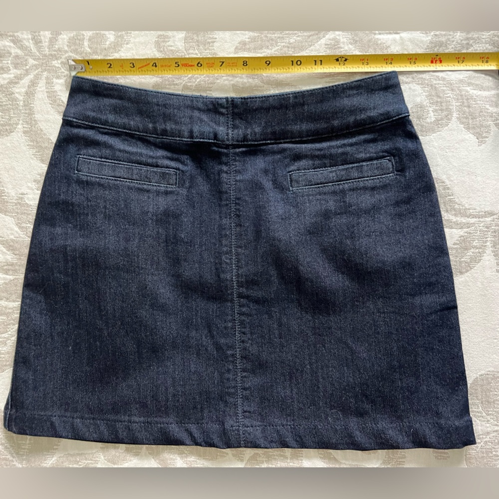 Loft denim mini skirt